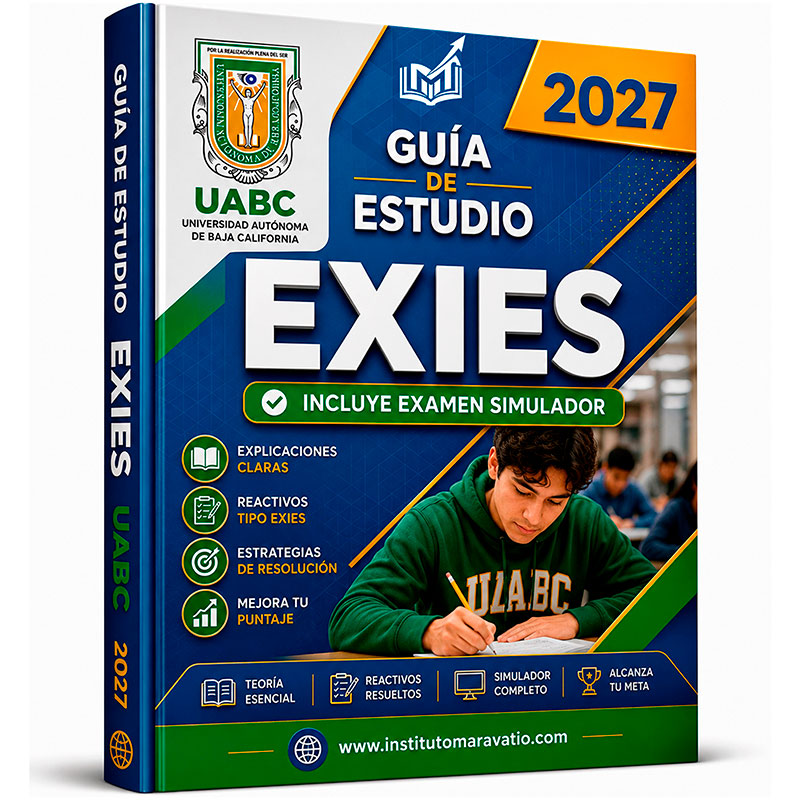 Guía de Estudio UABC 2027  Simulador PDF  Nuevo Ingreso EXIES UABC